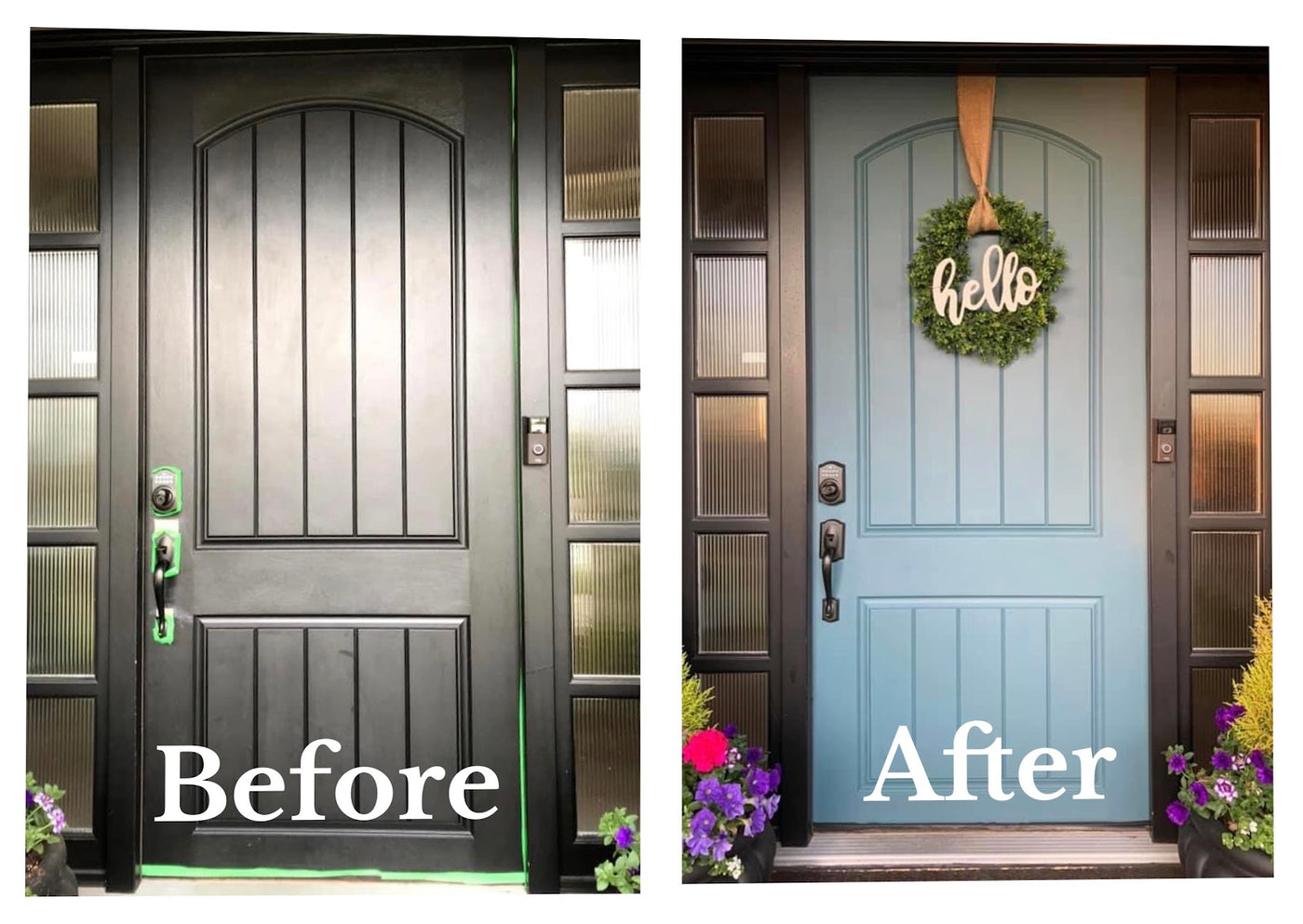 Front Door Makeover using Fusion Mineral Paint