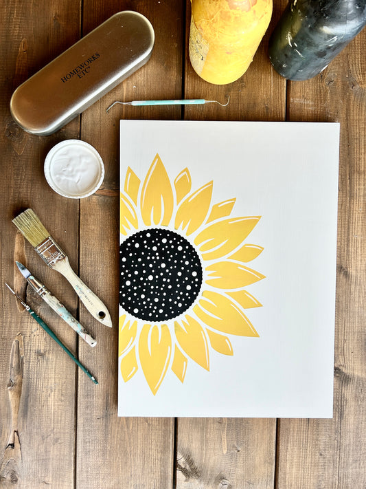 Sunflower Poster Board | DIY Kit - Homeworks Etc ®