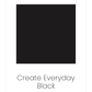 Create Everyday Black | Acrylic Craft Paint 2oz. - Homeworks Etc ®