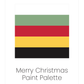 Merry Christmas Paint Palette | Acrylic Craft Paint - Homeworks Etc ®