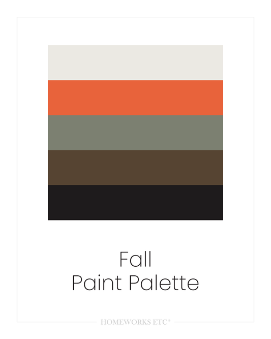 Fall Paint Palette | Acrylic Craft Paint - Homeworks Etc ®