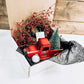 Classic Christmas Farmhouse Truck & Red Berry Wreath Gift Set – Holiday Décor & DIY Add-On Gift