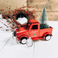 Classic Christmas Farmhouse Truck & Red Berry Wreath Gift Set – Holiday Décor & DIY Add-On Gift