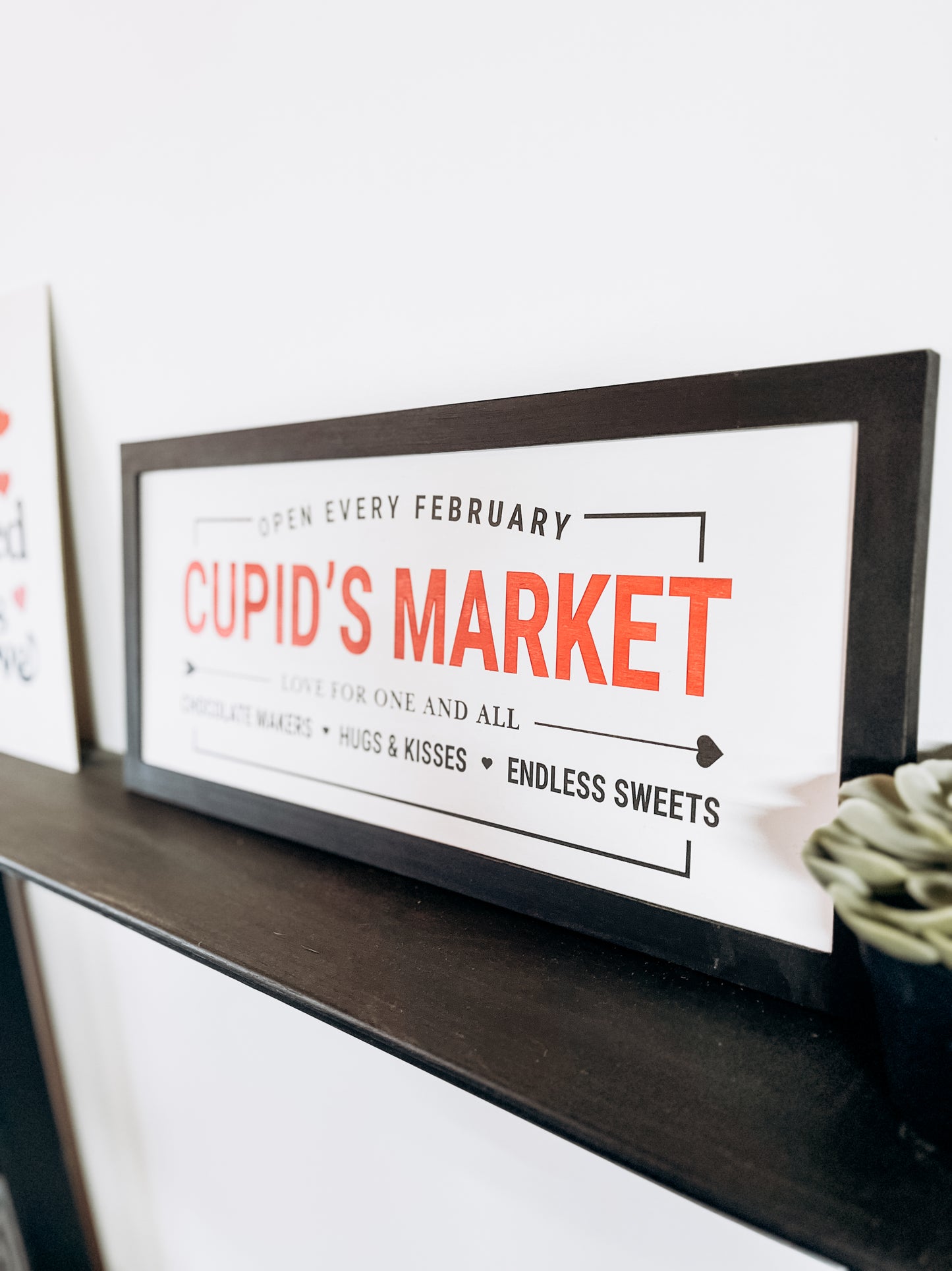 DIY Large Wood Sign "Cupid's Market" Painting Kit - Homeworks Etc ®