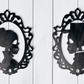 Mr & Mrs Skeleton Head Silhouette Wood Cutout - Homeworks Etc ®