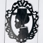 Mr & Mrs Skeleton Head Silhouette Wood Cutout - Homeworks Etc ®