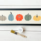 Pumpkin Framed Sign 7" x 20" | DIY Kit - Homeworks Etc ®