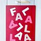 Fa La La La La Wood Sign Board | DIY Kit - Homeworks Etc ®