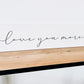 Love you more Master Bedroom 3ft Sign | DIY Kit - Homeworks Etc ®