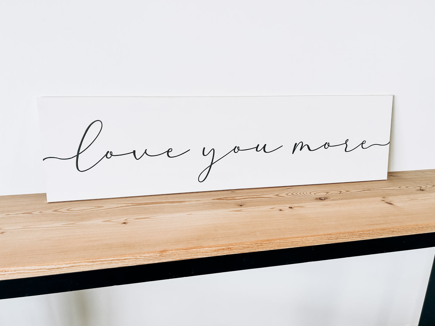 Love you more Master Bedroom 3ft Sign | DIY Kit - Homeworks Etc ®