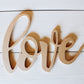 Love Wood Word Cut Out - Homeworks Etc ®