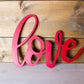 Love Wood Word Cut Out - Homeworks Etc ®