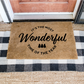 It's The Most Wonderful Time of The Year DIY Doormat | DIY Kit - Homeworks Etc ®