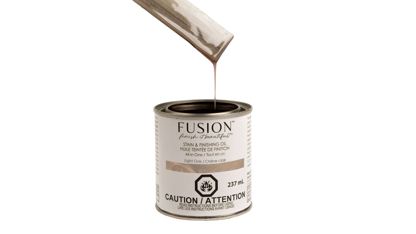 Light Oak Stain and Finishing Oil ALL-IN-ONE | Fusion Mineral Paint