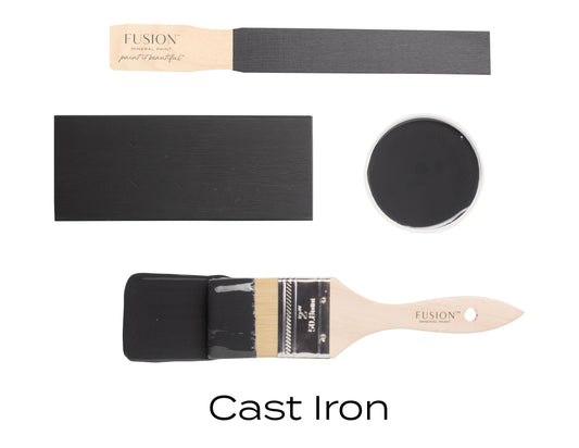 Cast Iron | Fusion™ Mineral Paint﻿ (Tester and Pint Size) - Homeworks Etc ®