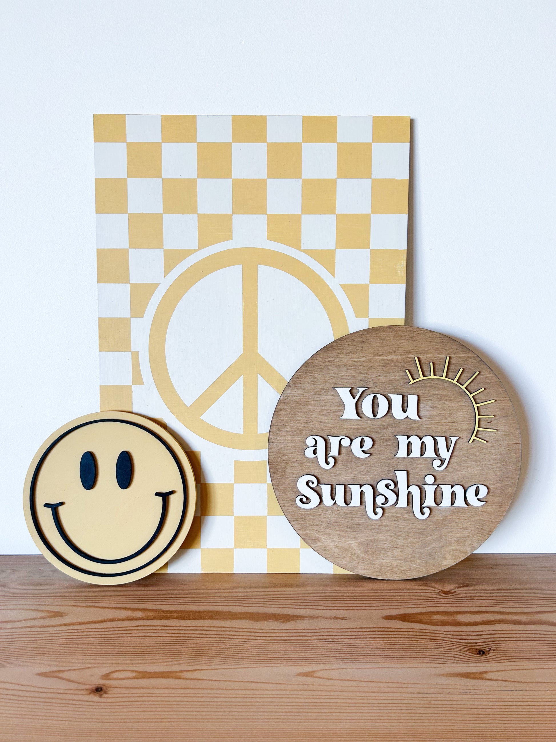 You are my Sunshine Round Wood Sign (9") | DIY Kit - Homeworks Etc ®