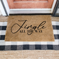 Jingle All The Way DIY Doormat | DIY Kit - Homeworks Etc ®