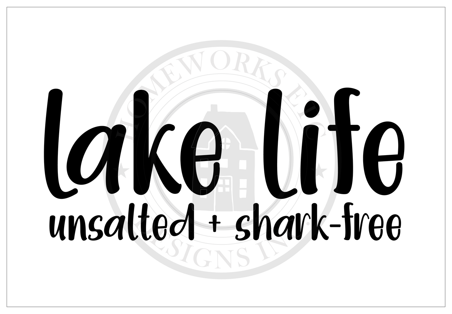 Lake Life Unsalted + Shark-Free DIY Doormat | DIY Kit - Homeworks Etc ®