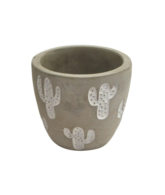 Concrete Pot Cactus Design - Homeworks Etc ®