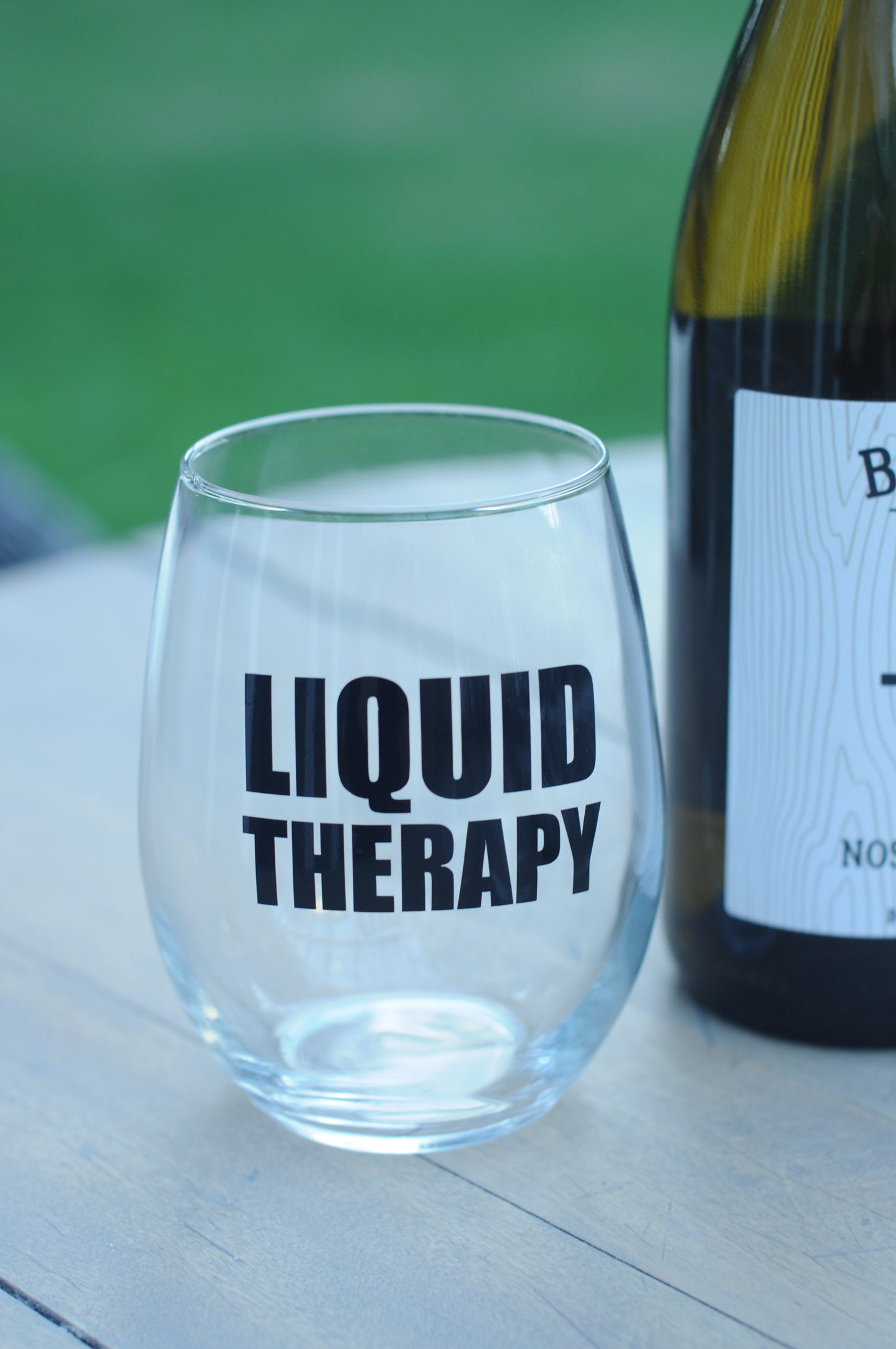 Liquid Therapy Wine Glass Decal - Homeworks Etc ®