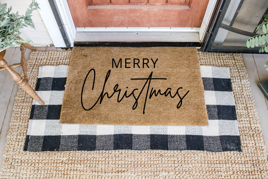 Merry Christmas DIY Doormat | DIY Kit - Homeworks Etc ®