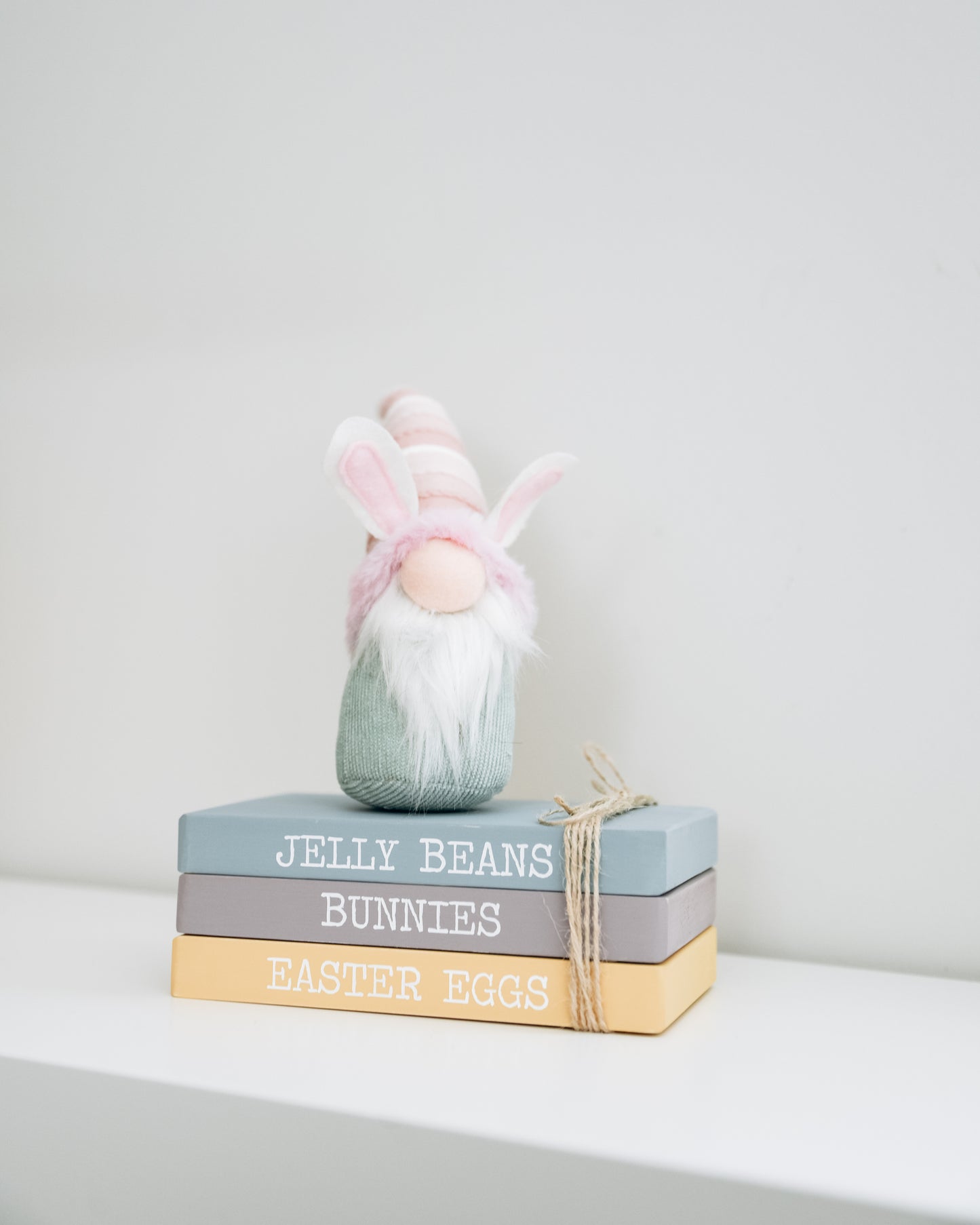 Easter DIY Wooden Book Bundle (DIY Kit) & Plush Easter Gnome SET - Homeworks Etc ®