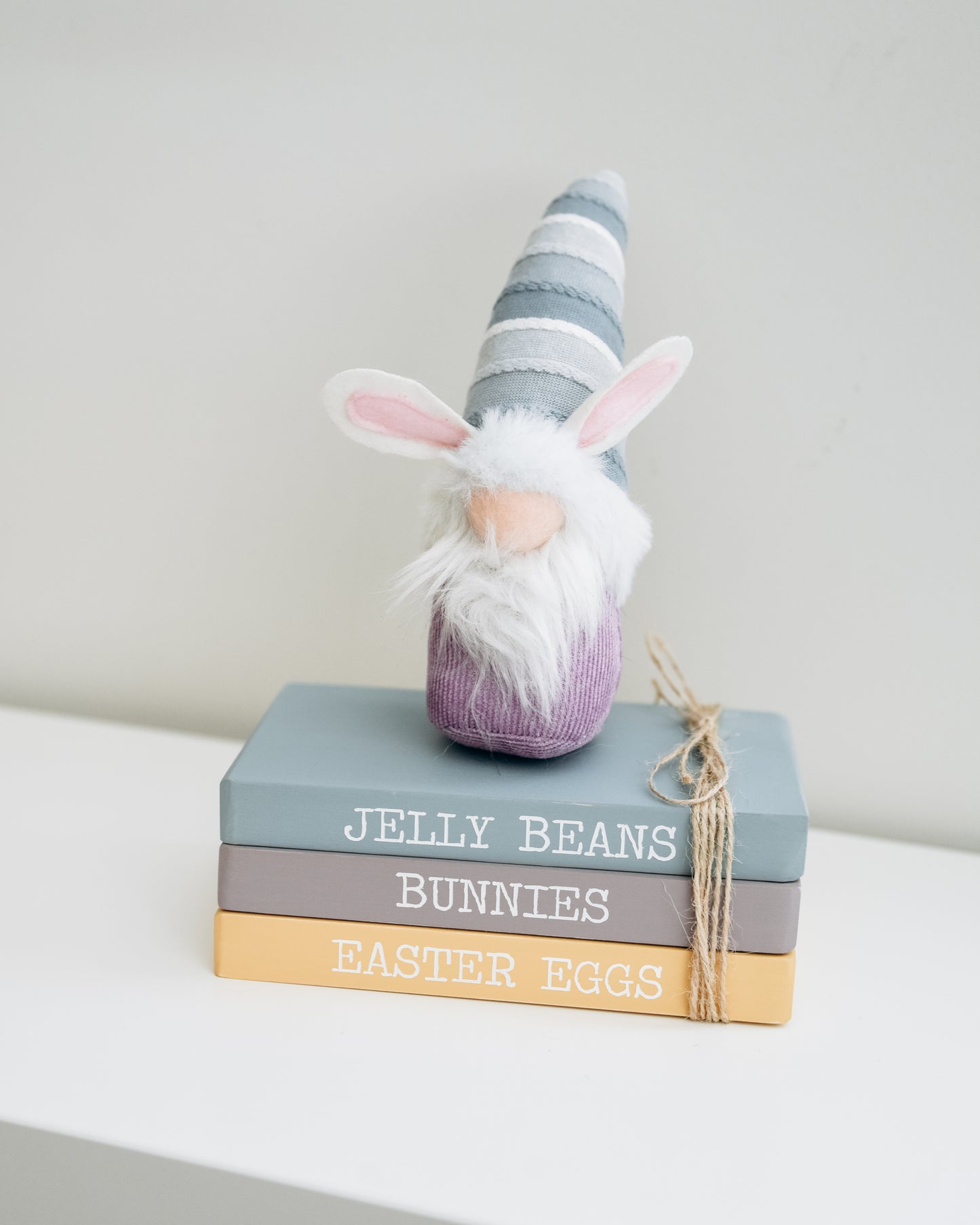 Easter DIY Wooden Book Bundle (DIY Kit) & Plush Easter Gnome SET - Homeworks Etc ®