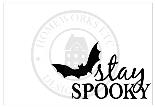 Stay Spooky DIY Doormat | DIY Kit - Homeworks Etc ®