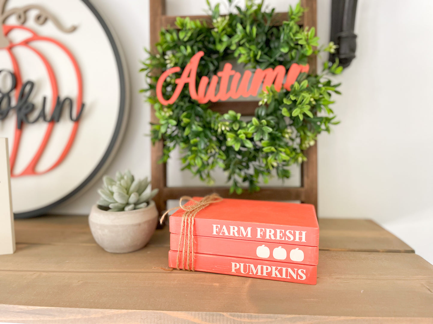 DIY Fall Stacking Book Bundle | DIY Kit - Homeworks Etc ®