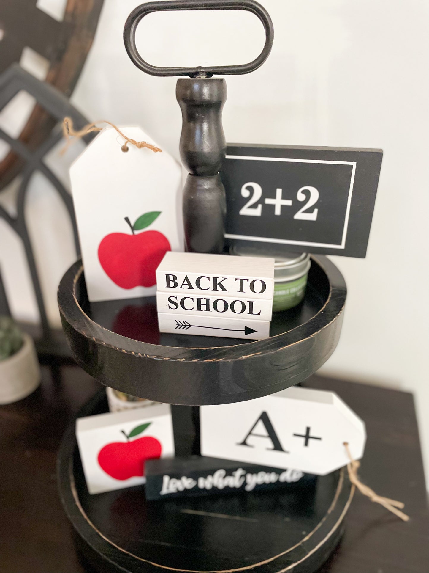 Back to School Tiered Tray Decor | DIY Kit - Homeworks Etc ®