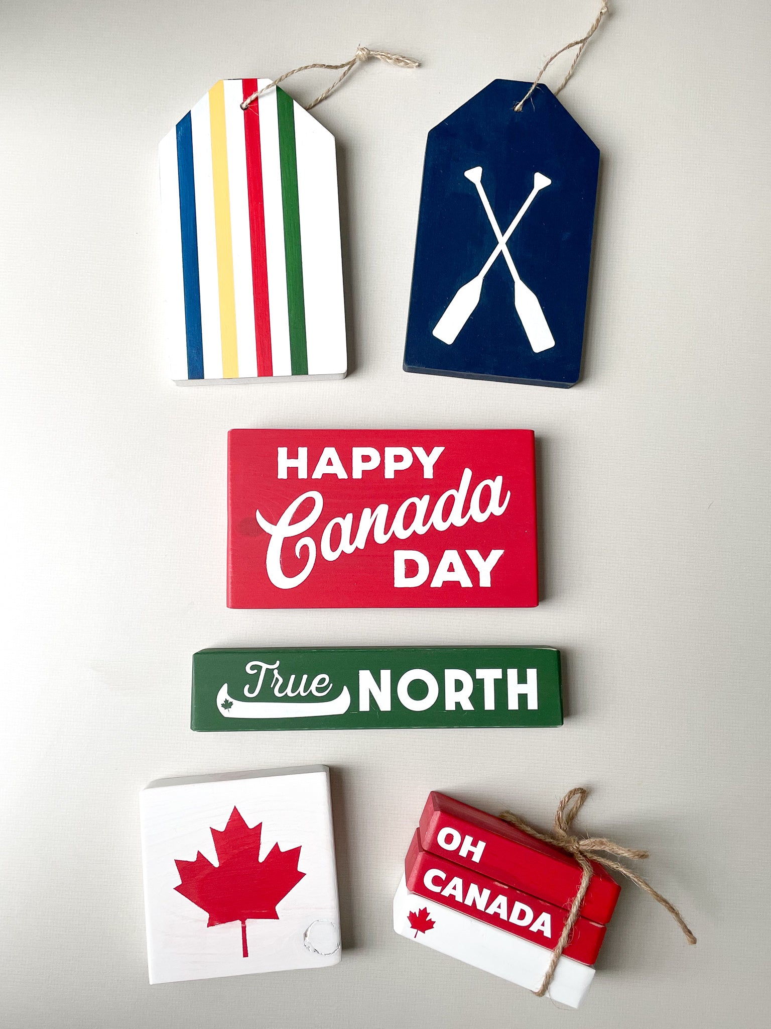 Canada Day Tiered Tray DIY Box | DIY Kit - Homeworks Etc ®