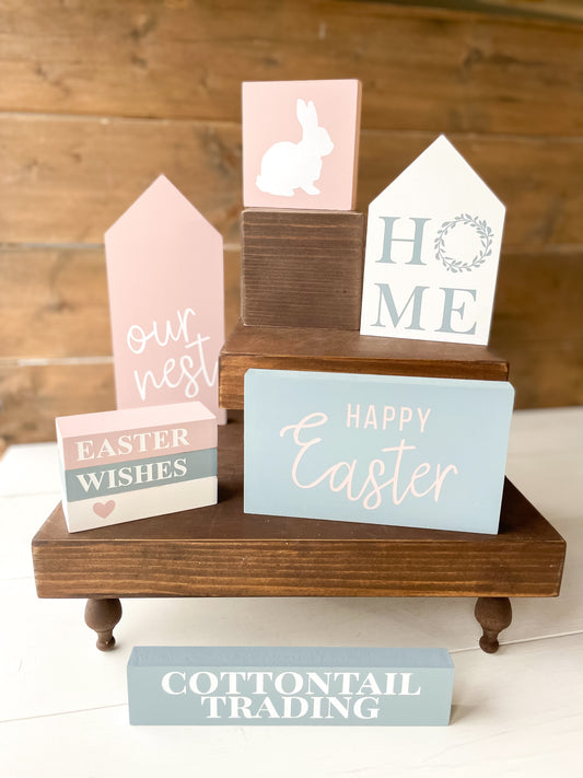 Easter Tiered Tray Decor | DIY Kit - Homeworks Etc ®