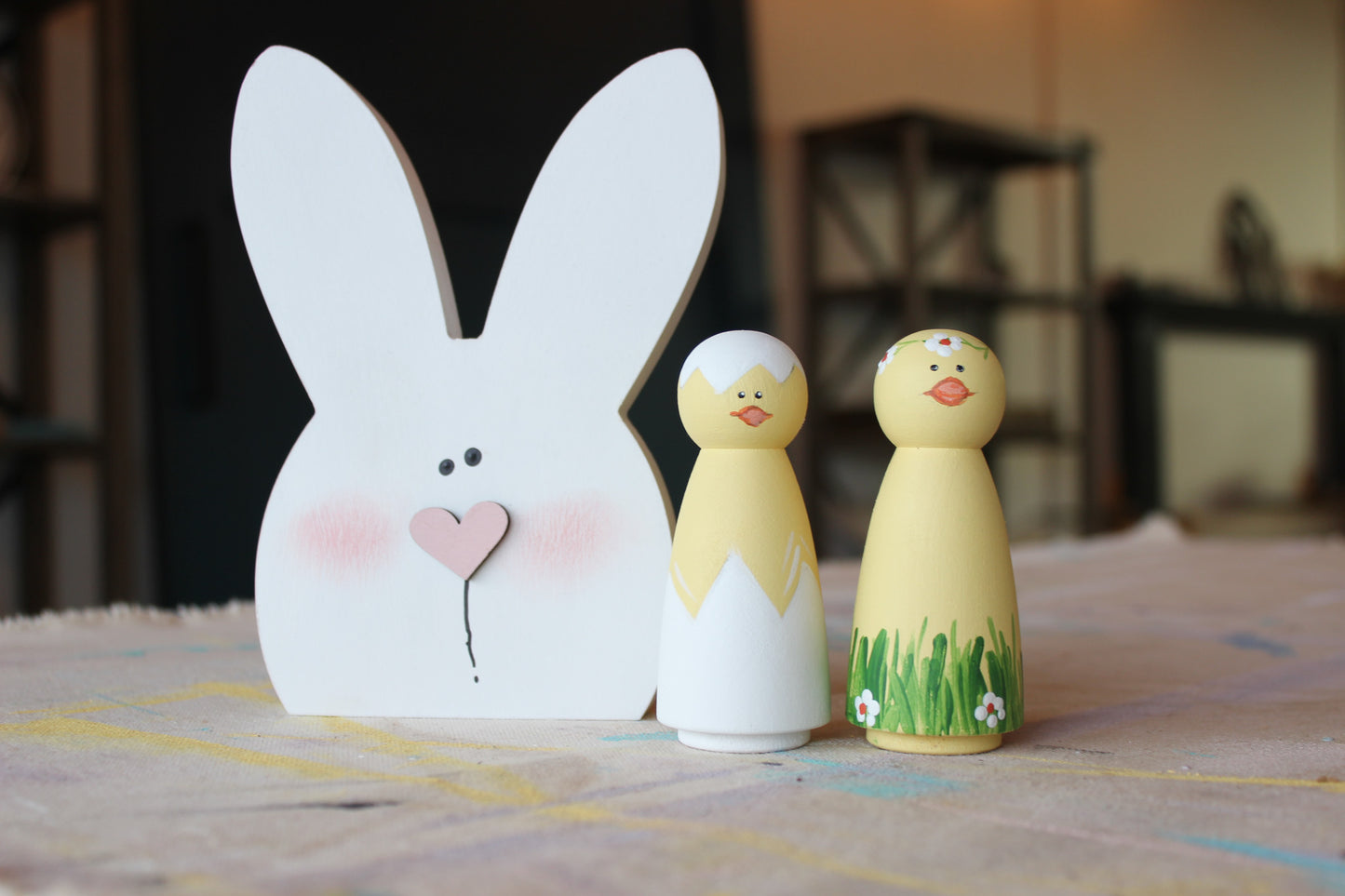 Bunny Rabbit Wood Cutout DIY - Homeworks Etc ®