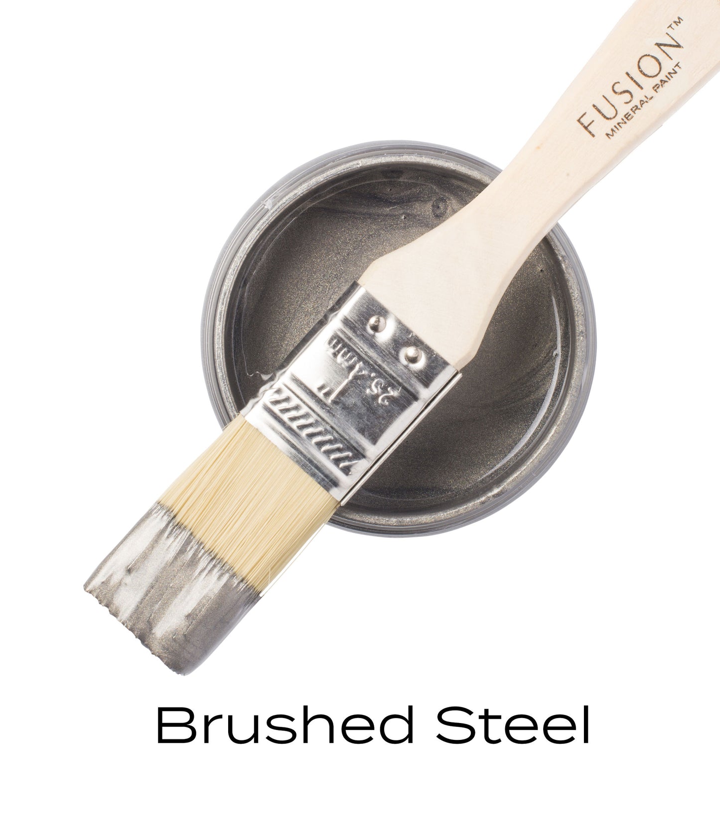 Metallic Brushed Steel | Fusion™ Mineral Paint - Homeworks Etc ®