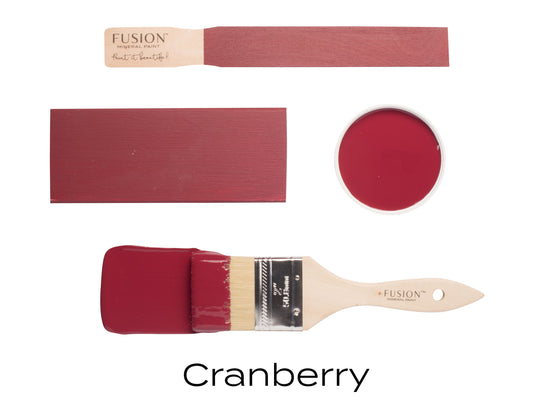 Cranberry | Fusion™ Mineral Paint (Tester and Pint Size) - Homeworks Etc ®