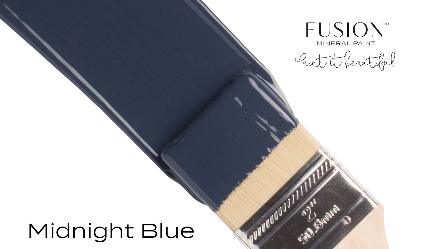 Midnight Blue | Fusion™ Mineral Paint (Tester and Pint Size) - Homeworks Etc ®