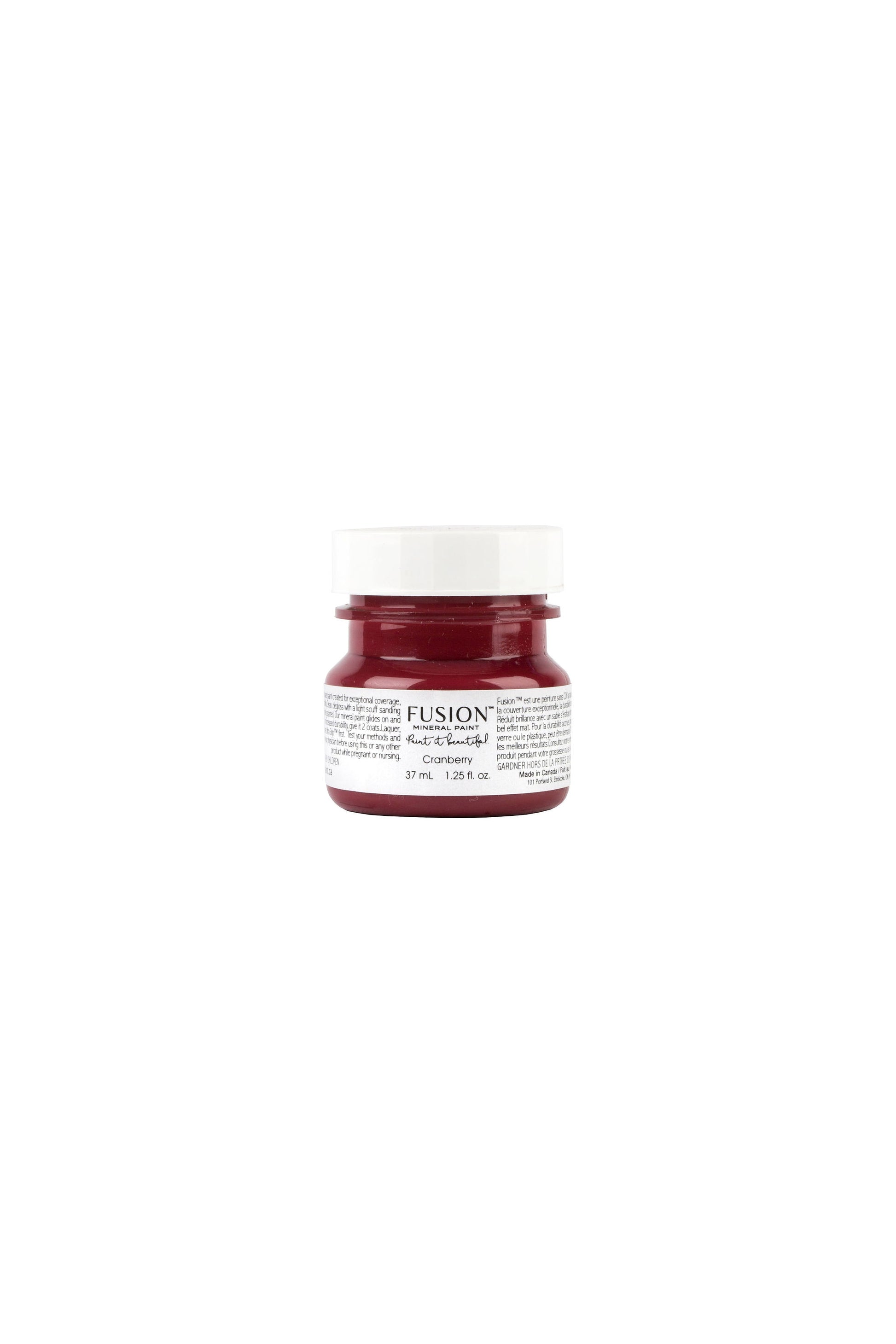 Cranberry | Fusion™ Mineral Paint (Tester and Pint Size) - Homeworks Etc ®