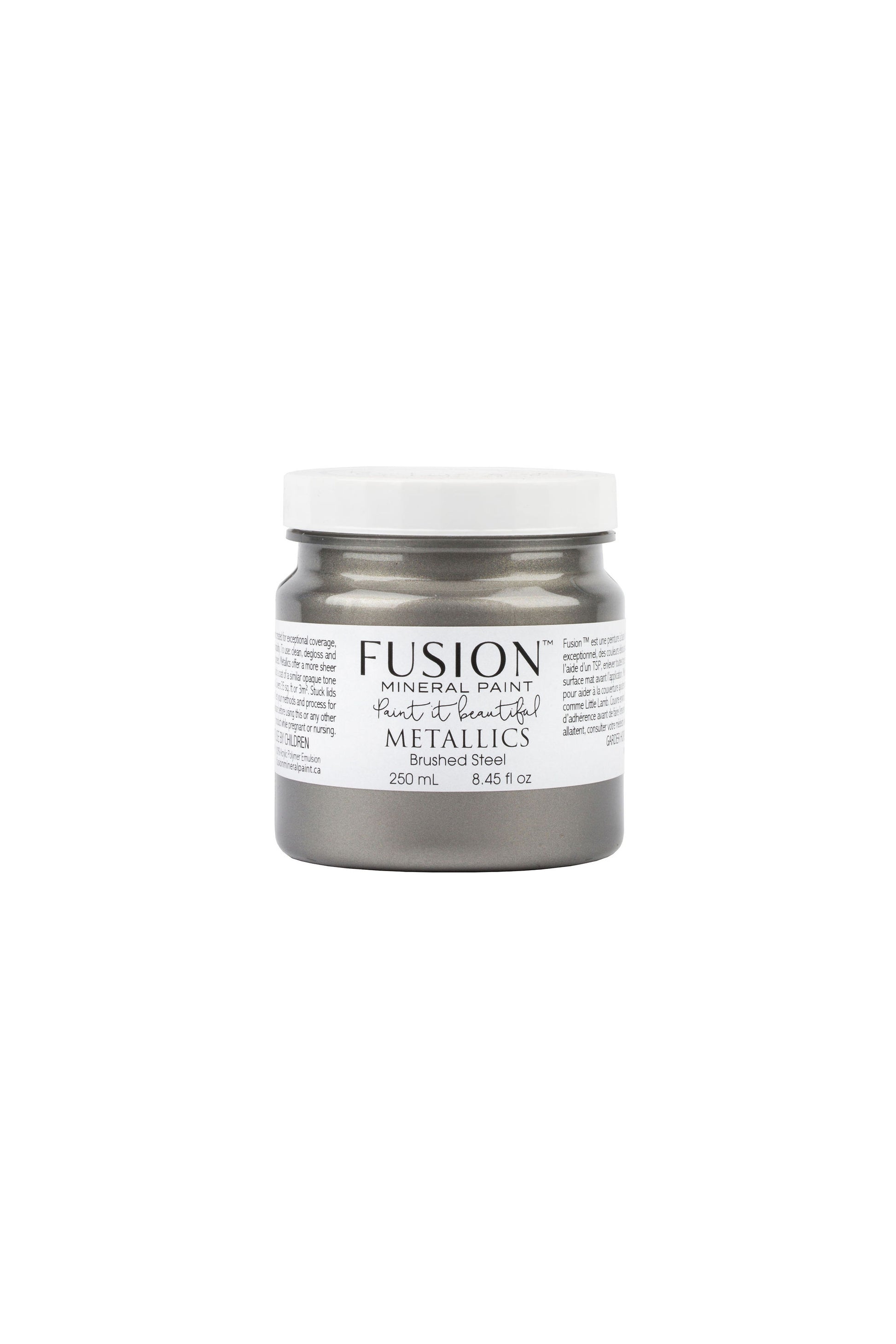 Metallic Brushed Steel | Fusion™ Mineral Paint - Homeworks Etc ®