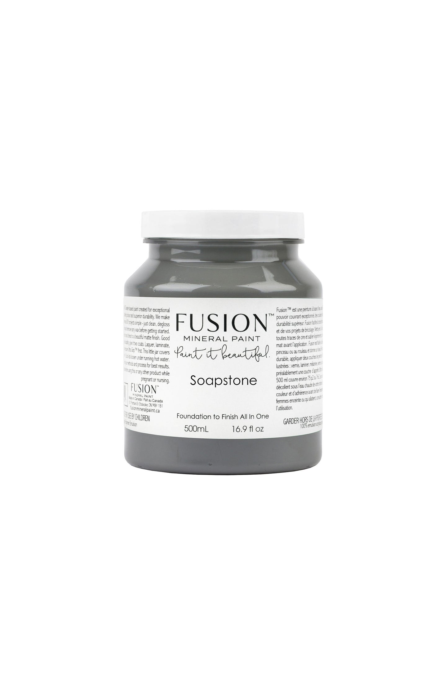 Soap Stone | Fusion™ Mineral Paint (Tester and Pint Size) - Homeworks Etc ®