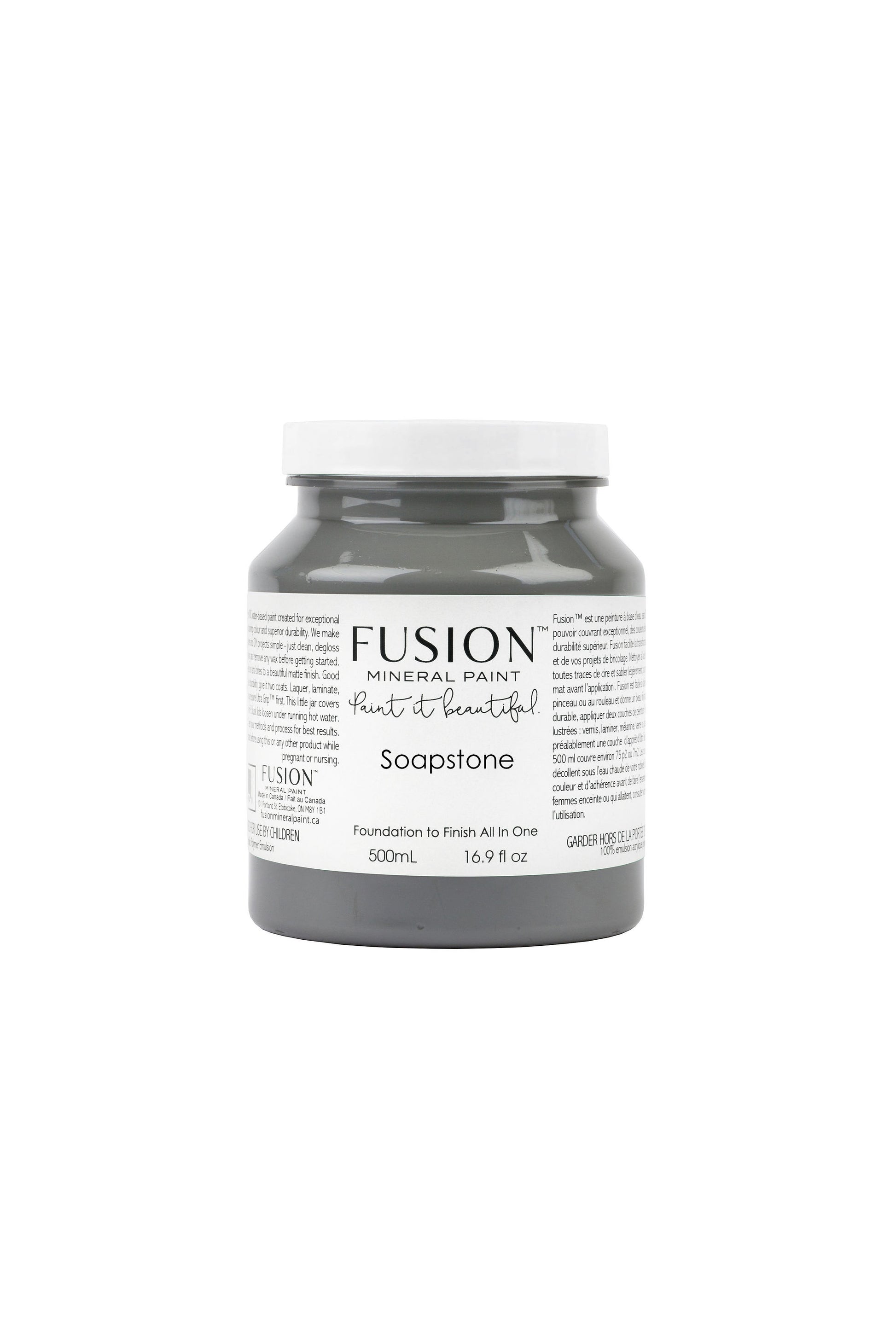 Soap Stone | Fusion™ Mineral Paint (Tester and Pint Size) - Homeworks Etc ®