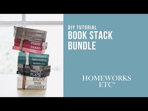 DIY Stacking Book Bundle