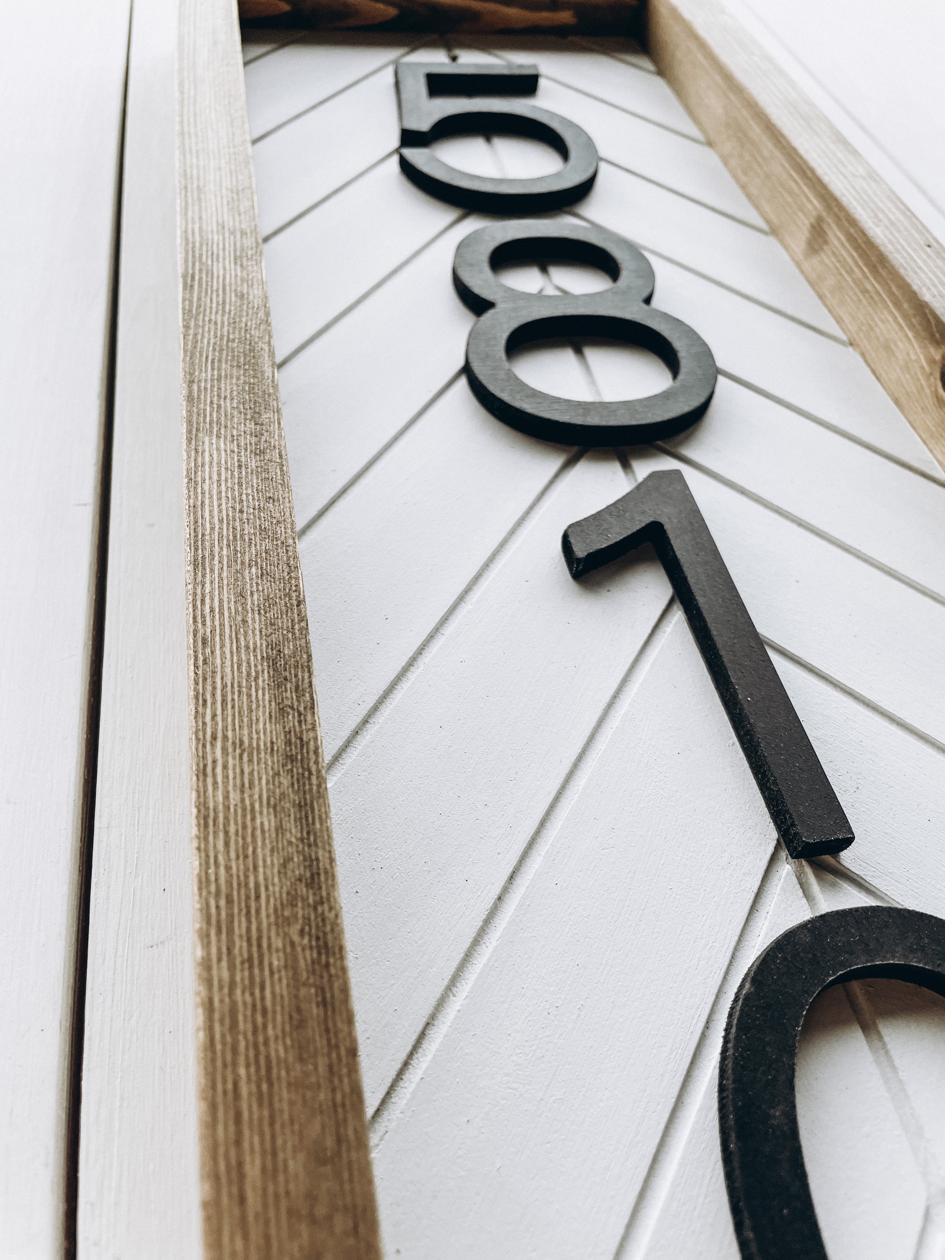 DIY Farmhouse House Number Sign | DIY Kit - Homeworks Etc ®