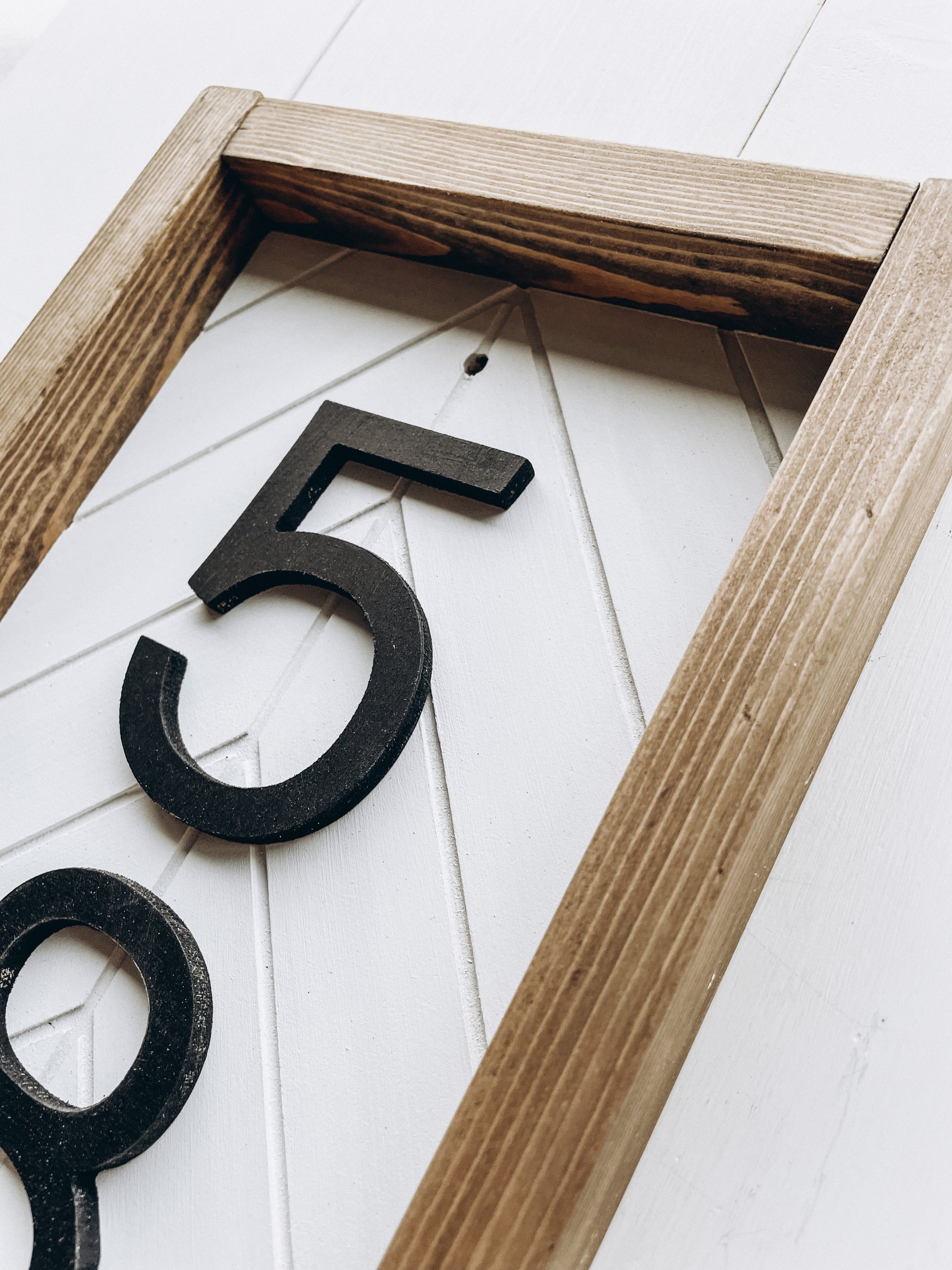 DIY Farmhouse House Number Sign | DIY Kit - Homeworks Etc ®