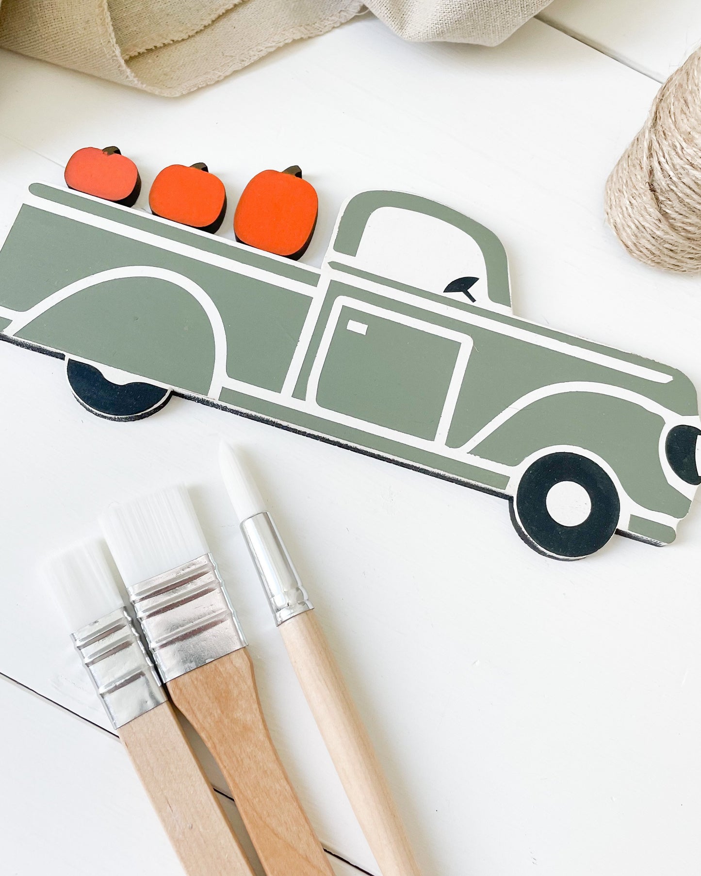 Farmhouse Fall Truck Wood Cut Out - Homeworks Etc ®