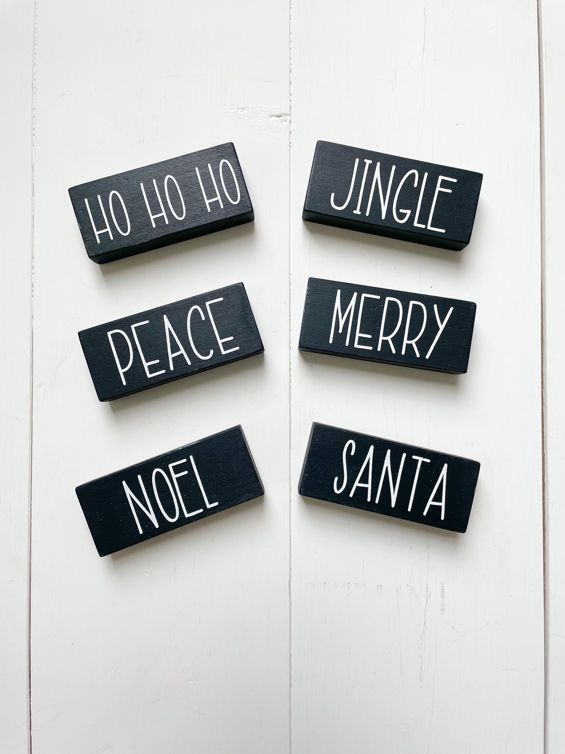 DIY Christmas Mini Sign Ornaments (Set of 6) - Homeworks Etc ®