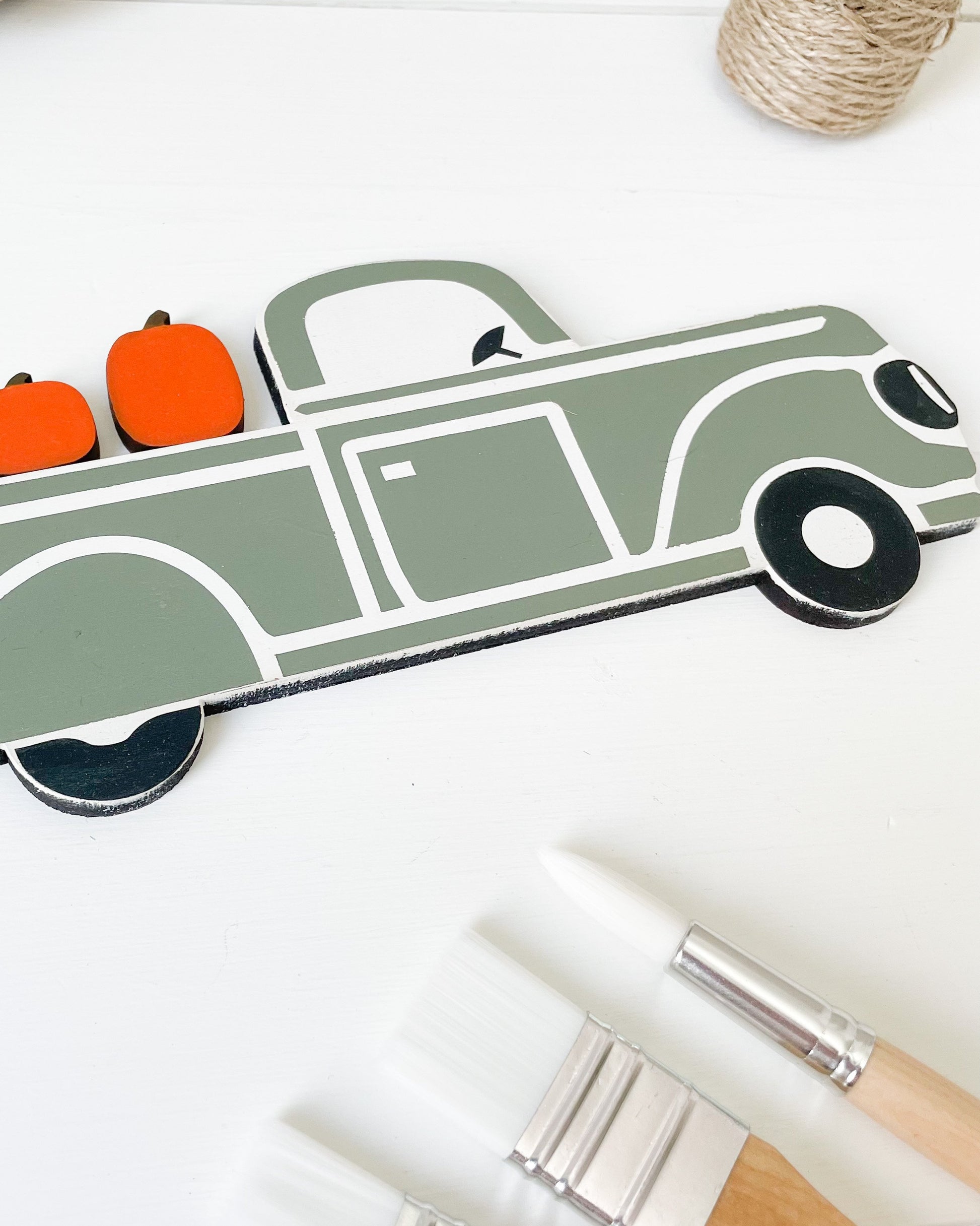 Farmhouse Fall Truck Wood Cut Out - Homeworks Etc ®