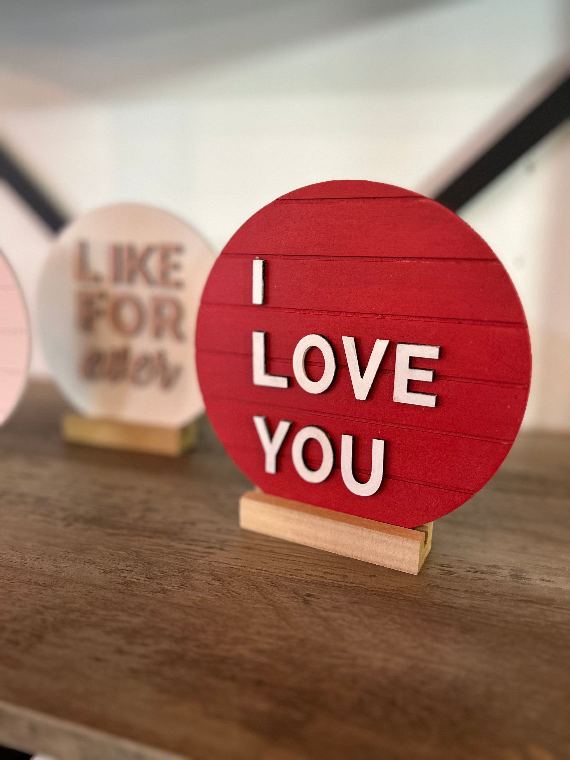 Round Valentine Signs (6") | DIY Kit - Homeworks Etc ®