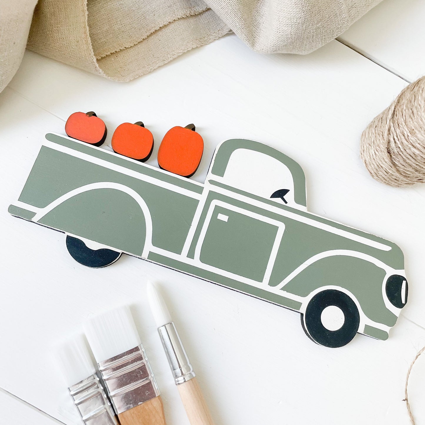 Farmhouse Fall Truck Wood Cut Out - Homeworks Etc ®