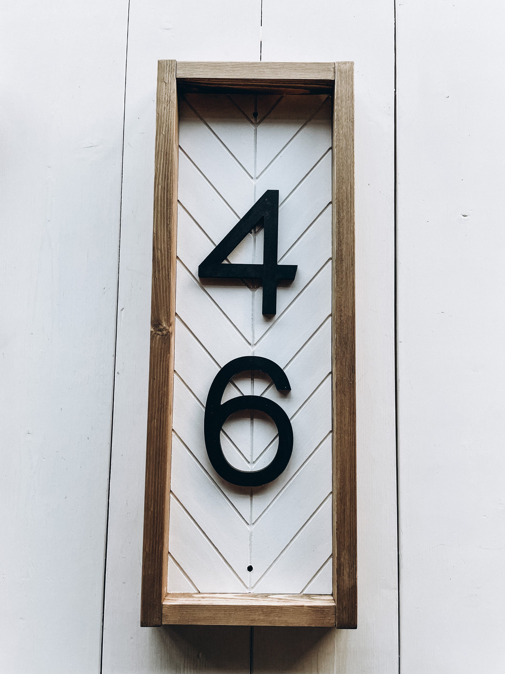 DIY Farmhouse House Number Sign | DIY Kit - Homeworks Etc ®