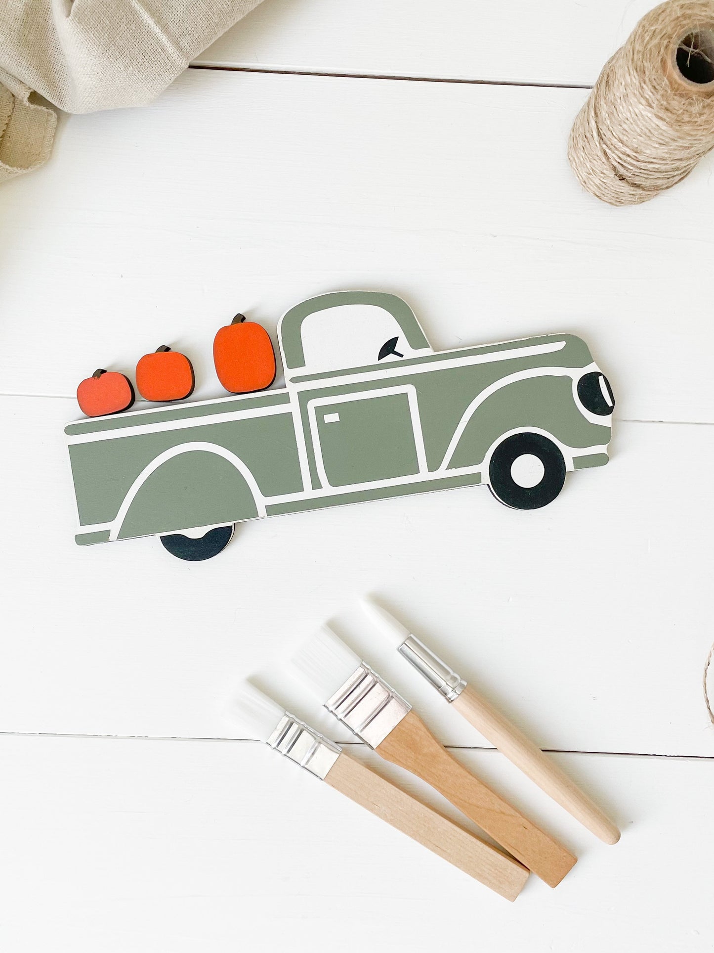 Farmhouse Fall Truck Wood Cut Out - Homeworks Etc ®